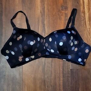 💖 Rare Torrid Polka Dot Push-Up Bra Wire-Free